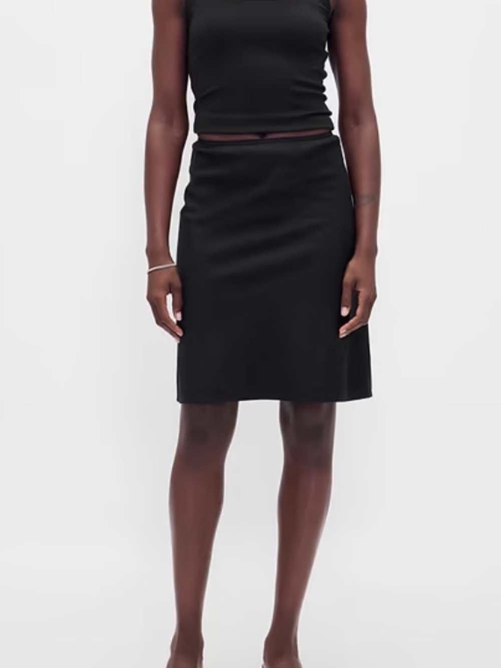 NWT Gap Linen-Blend Bias-Cut Skirt - Picture 2 of 3